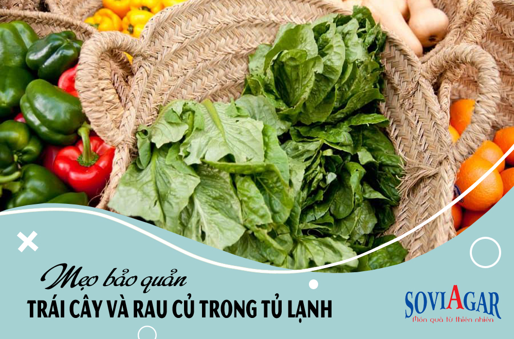 Cách bảo quản trái cây và rau củ trong tủ lạnh đúng cách, tươi lâu